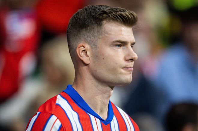 Alexander Sorloth, en un partido con el Atlético (Foto: Cordon Press)