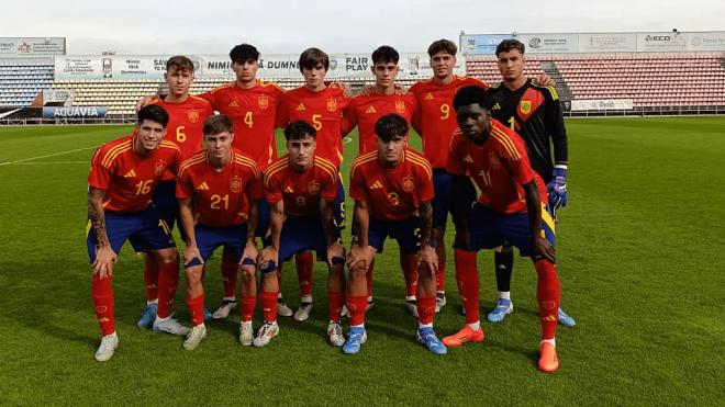 Antonio Cordero, el '16' de la selección sub 19. (Foto: RFEF)