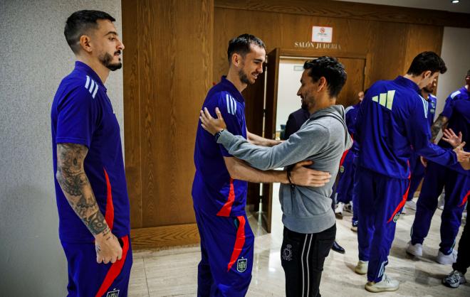 El homenaje de la Selección Española a Jesús Navas (Foto: SEFUTBOL).