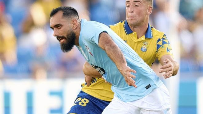 Borja Iglesias, en un partido ante Las Palmas (Foto: Europa Press)