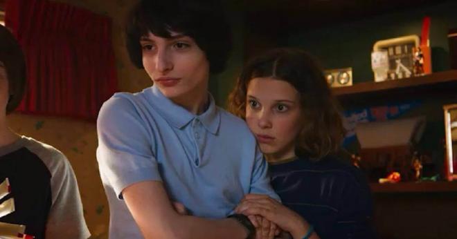 Eleven y Mike en Stranger Things