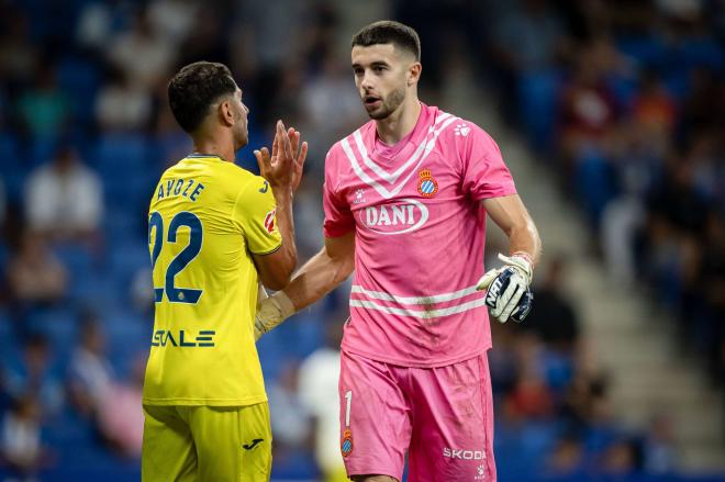 Joan García, en un partido del Espanyol (Foto: Cordon Press).