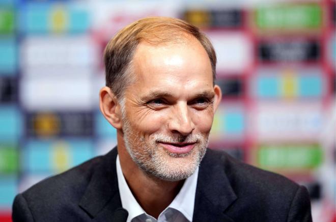 Thomas Tuchel, en la rueda de prensa como seleccionador de Inglaterra (FOTO: Cordón Press).