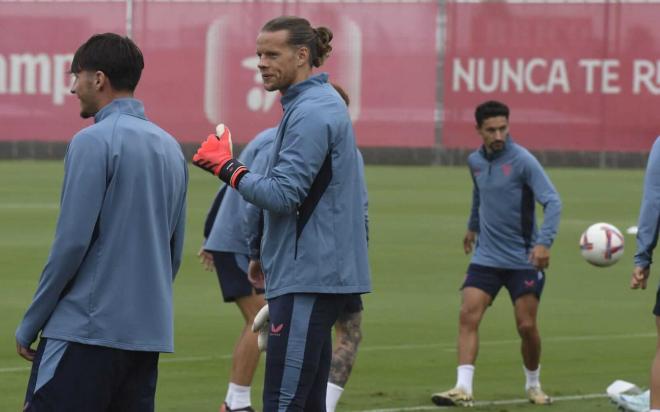 Nyland, en el entrenamiento de este miércoles (Foto: Kiko Hurtado).