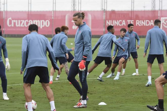 Nyland, en el entrenamiento de este miércoles (Foto: Kiko Hurtado).