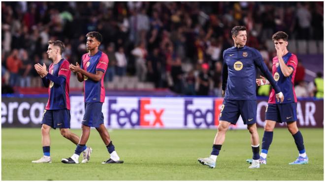 El FC Barcelona en el Estadio Olímpico de Montjuic. (Fuente: Europa Press)