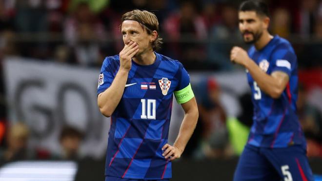 Luka Modric en el Croacia - Polonia (Europa Press)