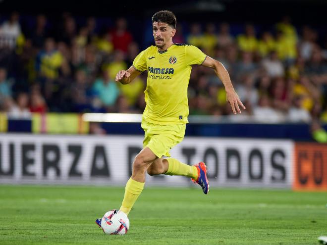 Gerard Moreno, durante el Villarreal-Atlético de Madrid (Foto: Cordon Press).