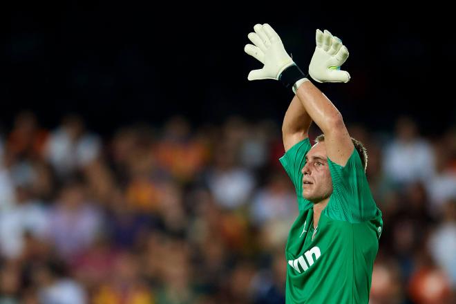 Jasper Cillessen, con el Valencia CF (Foto: Cordon Press).