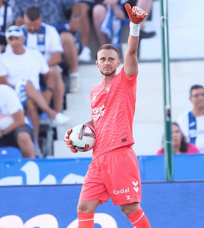 Jasper Cillessen, en un partido esta temporada (Foto: UD Las Palmas).