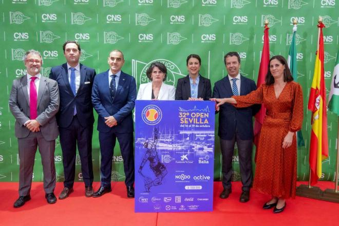 Presentación del Memorial Ricardo Villegas de tenis en Sevilla.