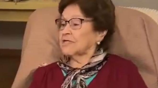 La 'abuela del Sevilla', protagonista de la historia.