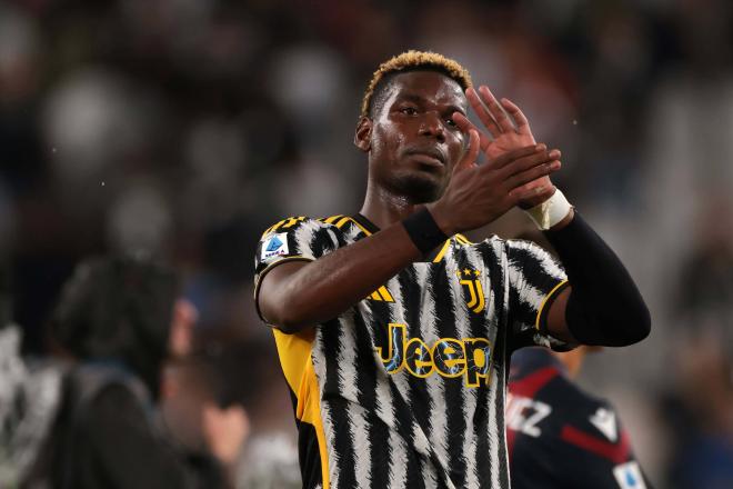 Paul Pogba, después de un partido con la Juventus de Turín (Foto: Cordon Press).