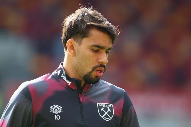 Lucas Paquetá, en un partido con el West Ham (Foto: Cordon Press).