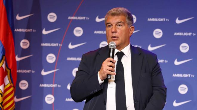 Joan Laporta durante un acto del Barcelona (Fuente: Cordon Press)