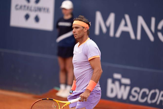 Rafa Nadal, durante un partido (Foto: Cordon Press)