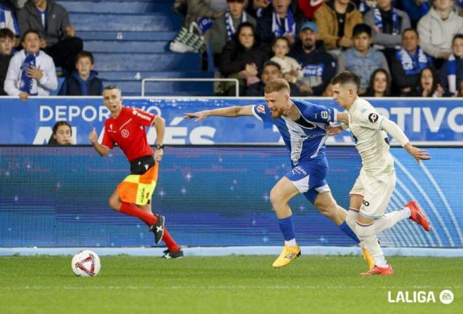 Lance del Alavés -Valladolid en Mendizorroza (Foto: LaLiga).