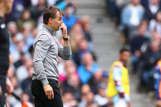 Julen Lopetegui, durante el Tottenham-West Ham (Foto: Cordon Press).