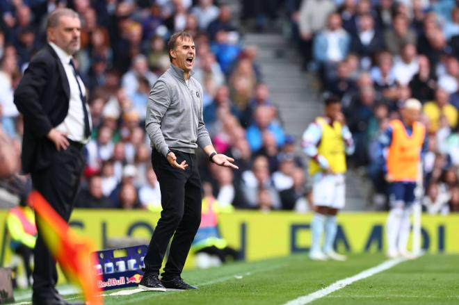 Julen Lopetegui, durante el Tottenham-West Ham (Foto: Cordon Press).