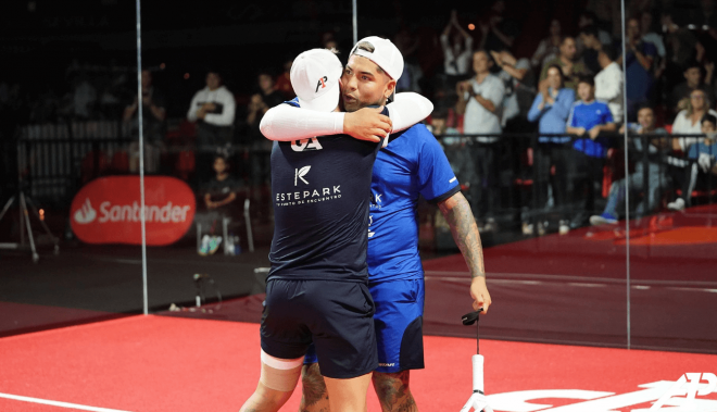 ‘Tolito’ Aguirre y Gonza Alfonso (FOTO: @A1PadelOfficial).