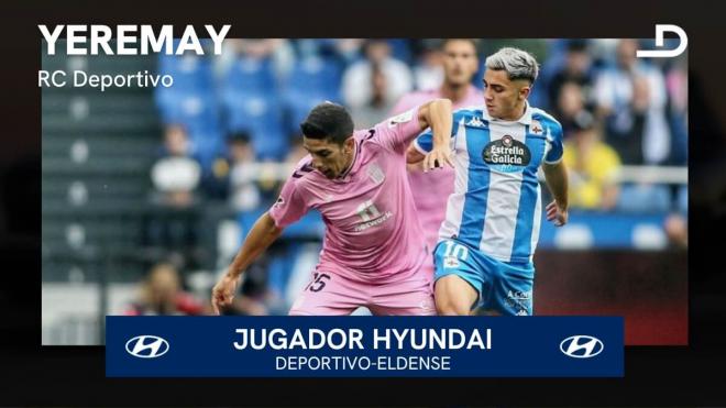 Yeremay, Jugador Hyundai del Dépor-Eldense.