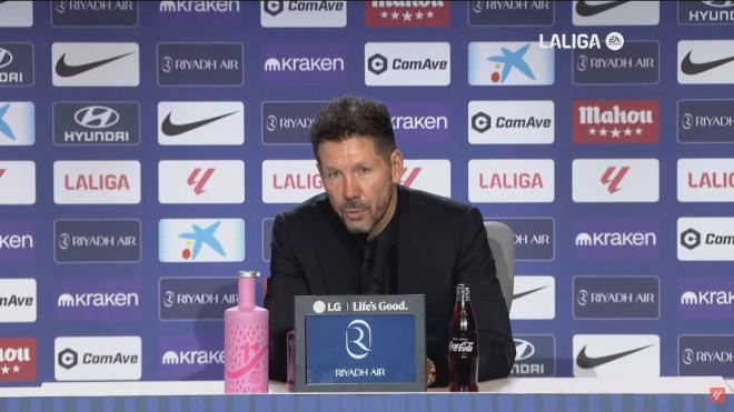 El Cholo Simeone, tras el Atlético - Leganés