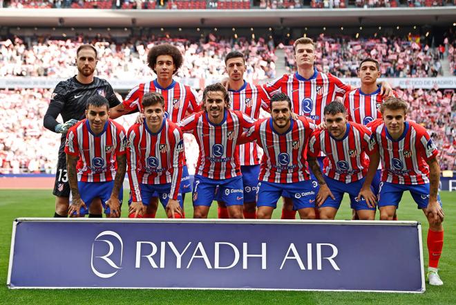 Alineación del Atlético ante el Leganés (X)