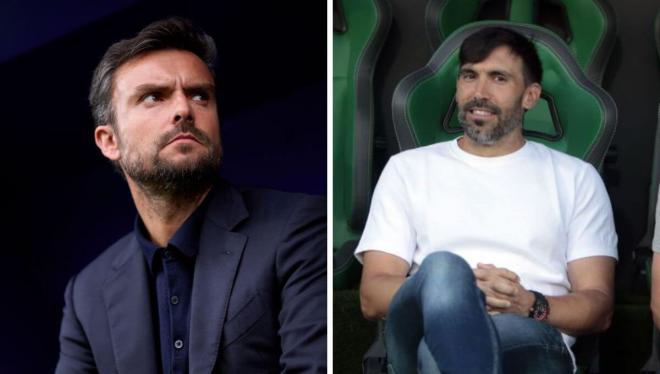 Rubén Albés y Éder Sarabia, entrenadores de Sporting y Elche (Fotos: LALIGA).