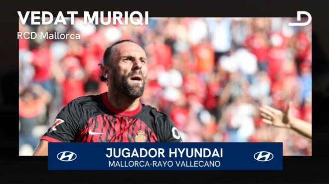 Muriqi, Hyundai del Mallorca-Rayo Vallecano.