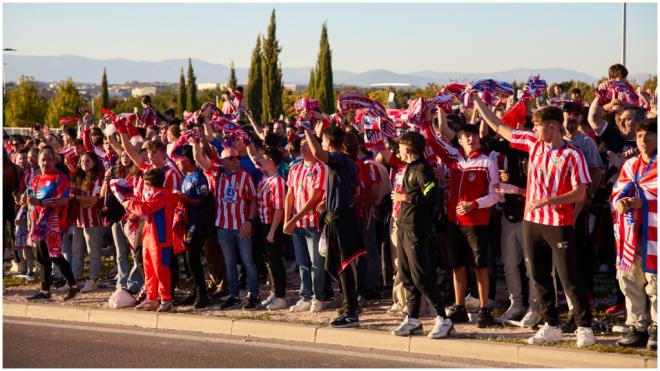 Aficionados del Atlético de Madrid. (Fuente: Europa Press)