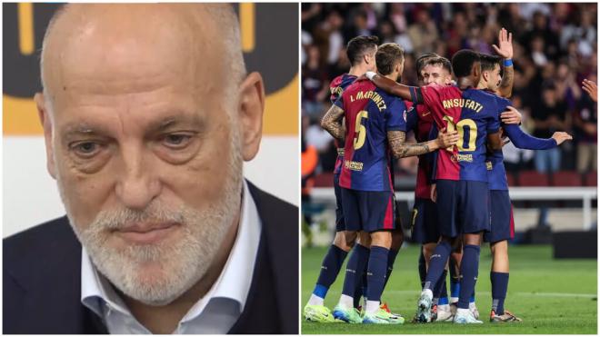 Javier Tebas ve al Barça como favorito para El Clásico: 