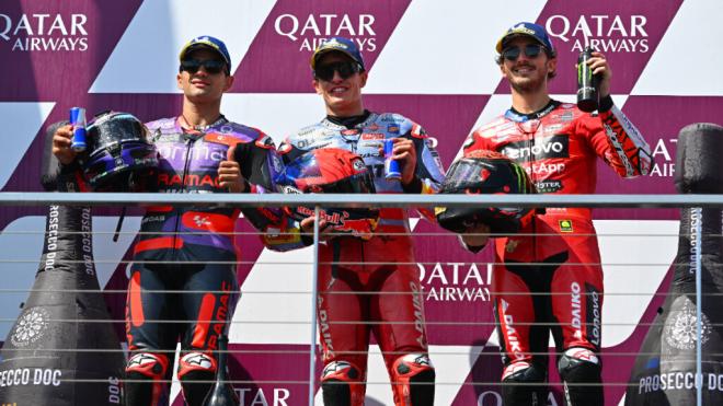 Jorge Martín, Marc Márquez y Pecco Bagnaia (Cordon Press)