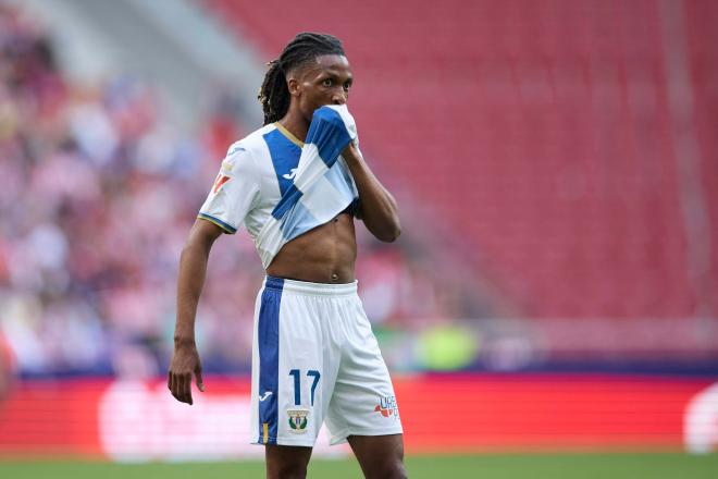 Ivan Neyou, durante el Atlético de Madrid-Leganés (Foto: Cordon Press).