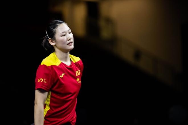 María Xiao, durante los Europeos de Linz de 2024 (Foto: Cordon Press).