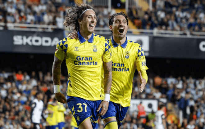 Segundo gol de la UD Las Palmas (Foto: LALIGA).