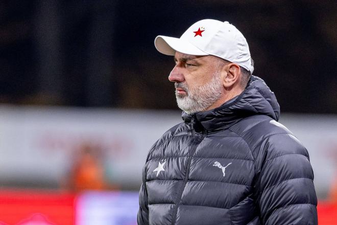 Trpisovsky, entrenador del Slavia Praga, próximo rival del Athletic en San Mamés, en la tercera jornada de la UEFA Europa League.