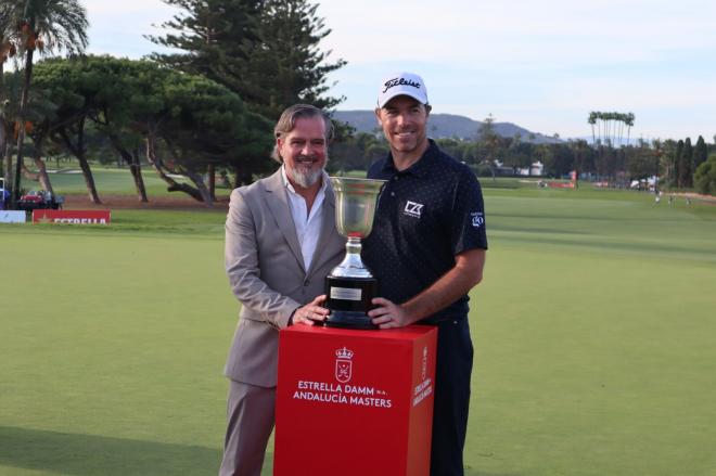 Julian Guerrier gana el Andalucía Masters de golf 2024.