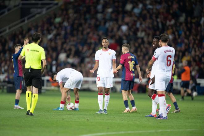 Djibril Sow, ante el Barça (Foto: Cordon Press).