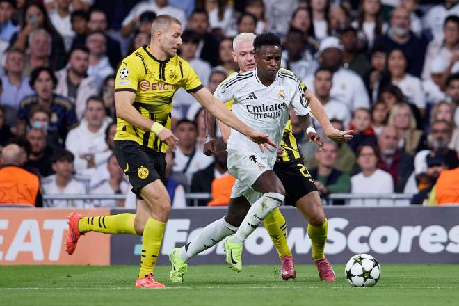 Vinicius Junior en la jugada del quinto gol (Cordon Press)