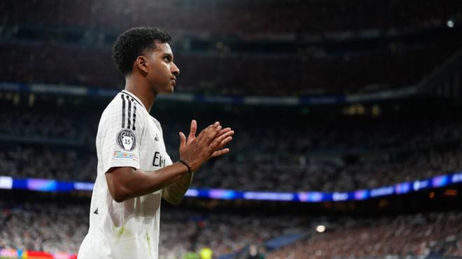 Rodrygo Goes en el Santiago Bernabéu (Foto: Europa Press)