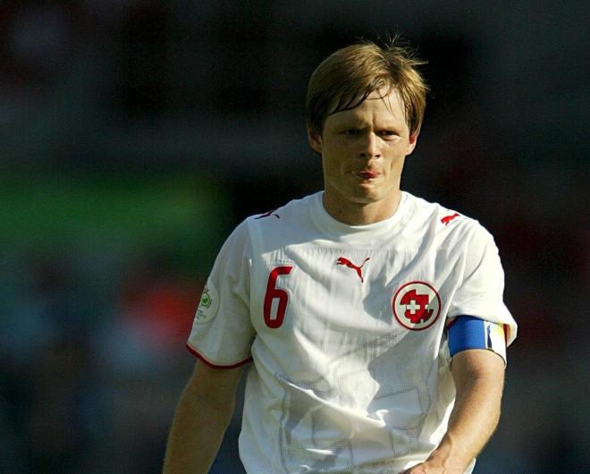 Johann Vogel, durante un partido con Suiza (Foto: Cordon Press).