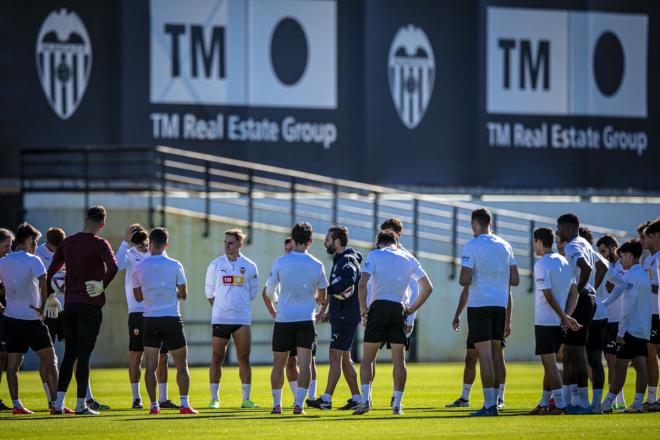 Entrenamiento del Valencia CF (Foto: VCF).