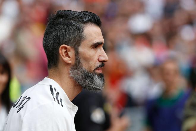 Fernando Sanz, durante un partido de leyendas del Real Madrid (Foto: Cordon Press).