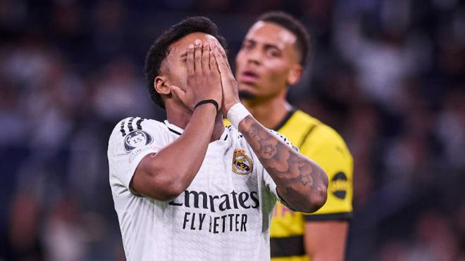 Rodrygo Goes durante el partido ante el Borussia Dortmund (Fuente: Cordon Press)