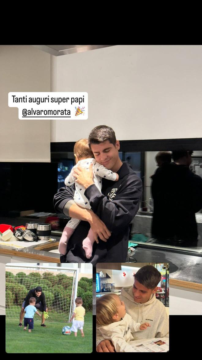 La felicitación de Alice Campello a Álvaro Morata el día de su cumpleaños (Instagram: @alicecam