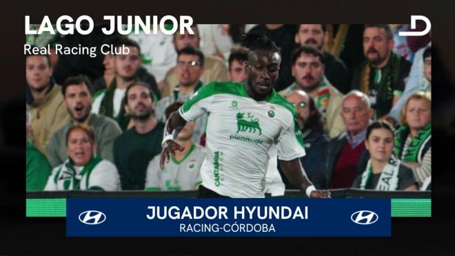 Lago Junior, Jugador Hyundai del Racing-Córdoba.