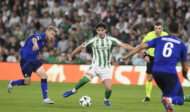 Johnny Cardoso, ante el Copenhague (Foto: Kiko Hurtado)