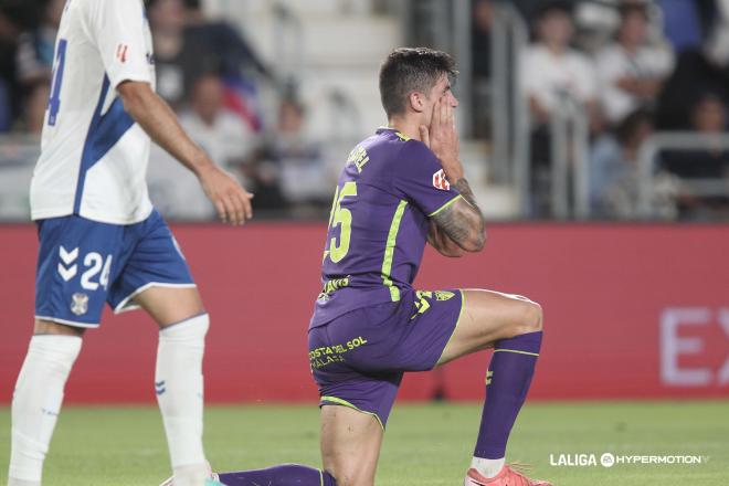 Sergio Castel, en el Tenerife - Málaga (Foto: LALIGA).