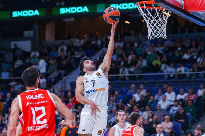 Facundo Campazzo, ante el Estrella Roja en la Euroliga (Foto: Cordon Press)