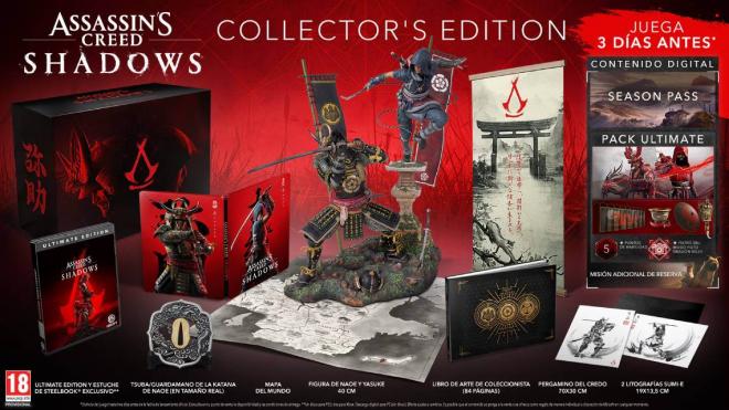 La Collector Edition de Assassin's Creed Shadows